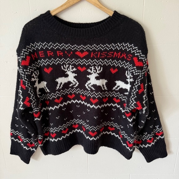 H&M Merry Kissmas Holiday Sweater - Picture 2 of 6